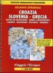 Viaggia l'Europa. Slovenia, Croazia, Grecia 1:800.000