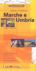 Marche e Umbria. Carta regionale 1:200.000