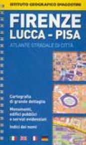 Firenze 1:10.000. Lucca 1:5.500. Pisa 1:8.000