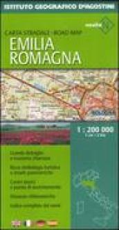 Emilia Romagna 1:200.000. Ediz. multilingue