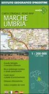 Marche e Umbria 1:200.000. Ediz. multilingue