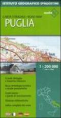 Puglia 1:200 000. Ediz. multilingue