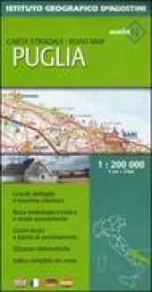 Puglia 1:200 000. Ediz. multilingue