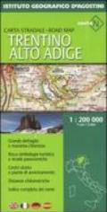 Trentino Alto Adige 1:200 000. Ediz. multilingue