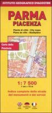 Piacenza 1:9 000-Parma 1:7 500. Ediz. multilingue