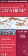 Costa croata 1:200 000. Ediz. multilingue
