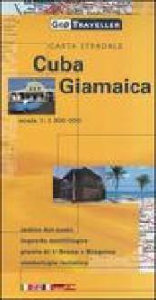 Cuba, Giamaica. Carta stradale 1:1.300.000