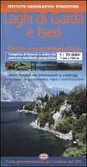 Laghi di Garda e Iseo 1:75 000. Con guida turistica. Ediz. italiana e inglese