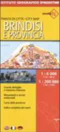Brindisi 1:6 000-Provincia 1:2 000 000. Ediz. multilingue