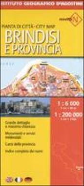 Brindisi 1:6 000-Provincia 1:2 000 000. Ediz. multilingue