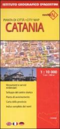 Catania 1:10 000. Ediz. multilingue