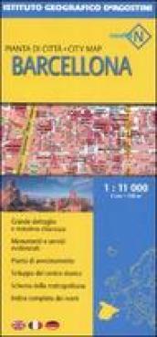 Barcellona 1:11.000. Ediz. multilingue