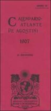 Calendario atlante De Agostini 1907