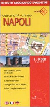 Napoli. Pianta della città-City map 1:9000