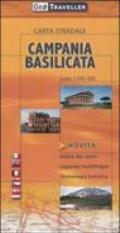 Campania e Basilicata. Carta stradale 1:200.000