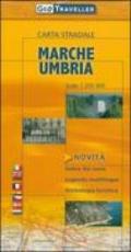 Marche e Umbria. Carta stradale 1:200.000