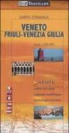 Veneto e Friuli-Venezia Giulia. Carta stradale 1:200.000