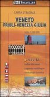 Veneto e Friuli-Venezia Giulia. Carta stradale 1:200.000