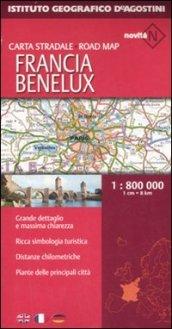 Francia. Benelux 1:800.000
