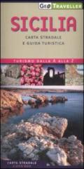 Sicilia. Carta stradale e guida turistica. 1:200.000