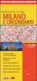 Milano e circondario 1:16.000