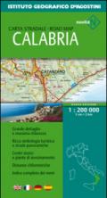 Calabria 1:200 000. Ediz. multilingue