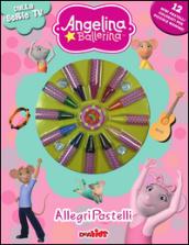 Allegri pastelli. Angelina Ballerina. Ediz. illustrata. Con gadget