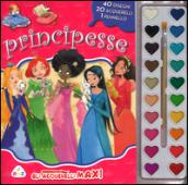 Principesse. Gli acquerelli maxi. Ediz. illustrata. Con gadget