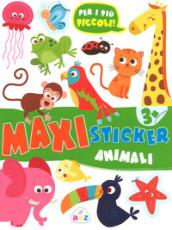 Animaletti. Maxi sticker. Con adesivi. Ediz. a colori