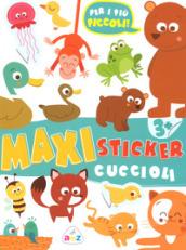 Cuccioli. Maxi sticker. Con adesivi. Ediz. a colori