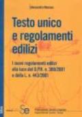 Testo Unico e regolamenti edilizi