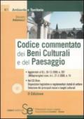 Codice commentato dei beni culturali e del paesaggio. Con CD-ROM