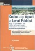 Codice degli appalti di lavori pubblici