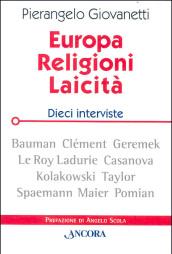 Europa, religioni, laicità. Dieci interviste