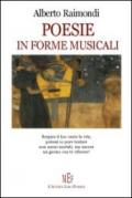 Poesie in forme musicali