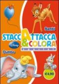 Dumbo-Bambi. Staccattacca e colora special. Ediz. illustrata