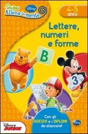 Lettere, numeri e forme. Con adesivi