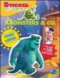 Monsters Inc. Sticker in scena. Con adesivi