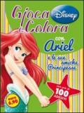 Gioca e colora con Ariel e altre principesse