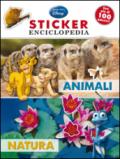 Animali, natura. Sticker enciclopedia