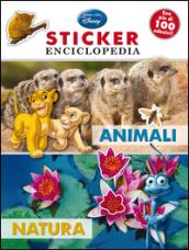 Animali, natura. Sticker enciclopedia