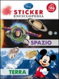 Spazio, terra. Sticker enciclopedia