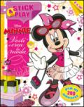 Minnie. Vesti e crea la moda. Stick & play. Con adesivi