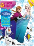 Crea un mondo di ghiaccio. Stick & play. Frozen. Con adesivi