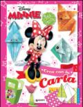 Minnie. Crea con la carta. Crea la festa