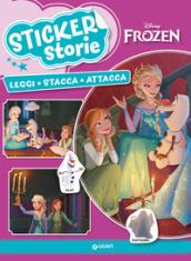 Frozen. Sticker storie. Leggi stacca attacca. Con adesivi