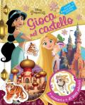 Le stanze reali di Jasmine e Rapunzel. Disney princess. Gioca nel castello. Con adesivi