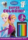 Frozen. Super coloring. Con adesivi. Con 8 matite