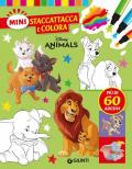 Disney animals. Mini staccattacca & colora. Con adesivi. Ediz. a colori