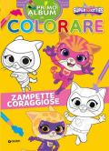 Zampette coraggiose. Super Kitties Primo album da colorare. Ediz. a colori